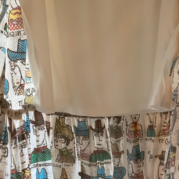 Double D Ranch Graphic Print Maxi Skirt cowpoke xl nwt - Picture 3 of 12